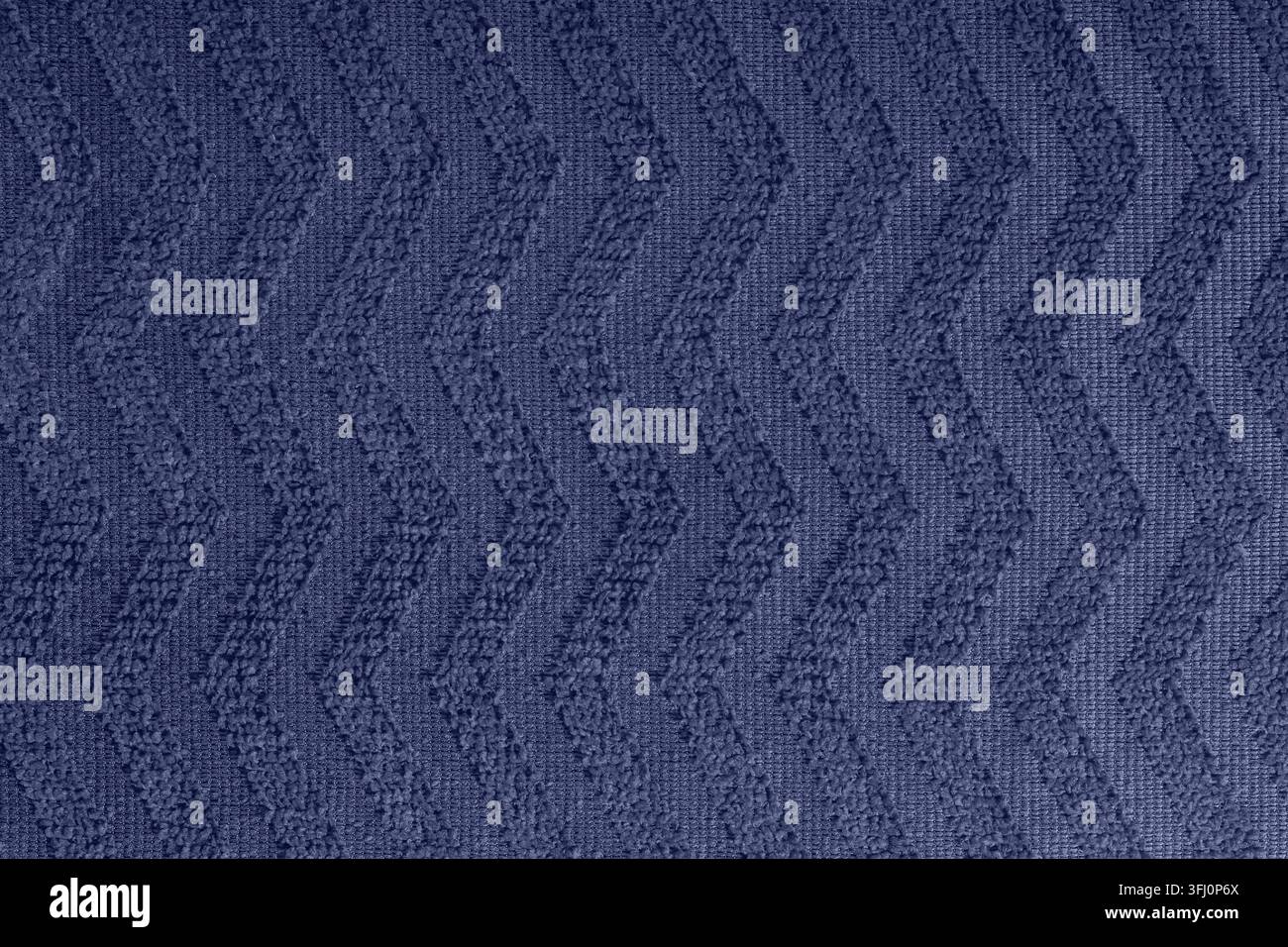Navyblaue gewebte Stofftextur-Hintergrund Stockfoto