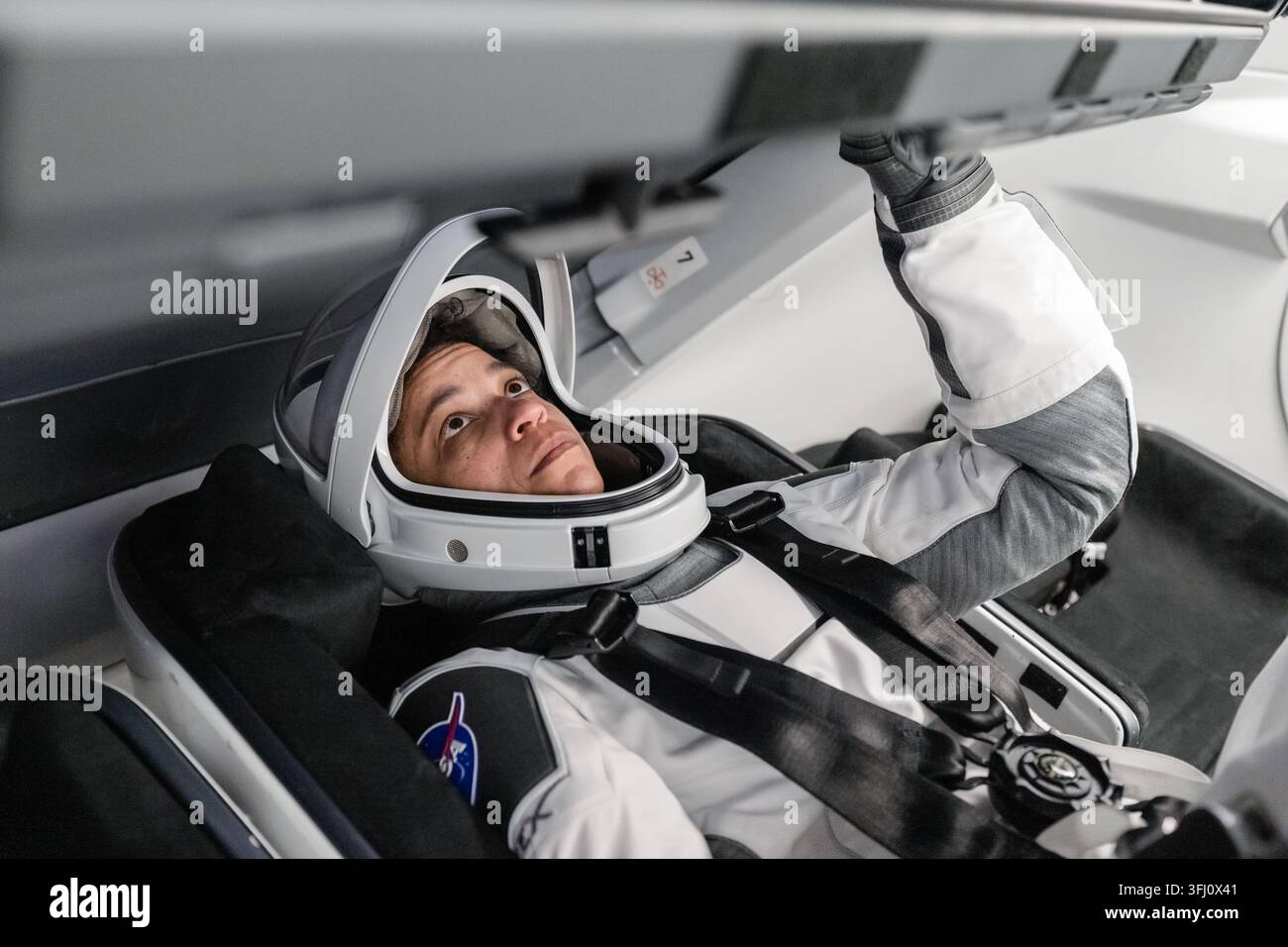 NASA-Astronautin und SpaceX Crew-13-Kommandantin Jessica Watkins, 8. Juni 2026 Stockfoto