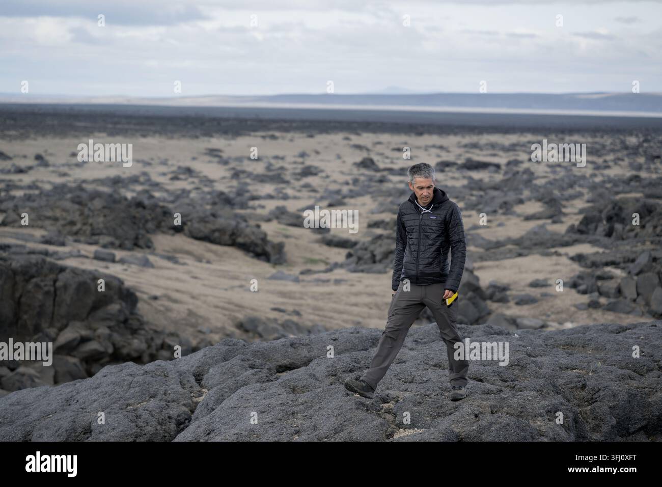 Artemis-Geologie-Training in Island -- jsc2026e405382 Stockfoto