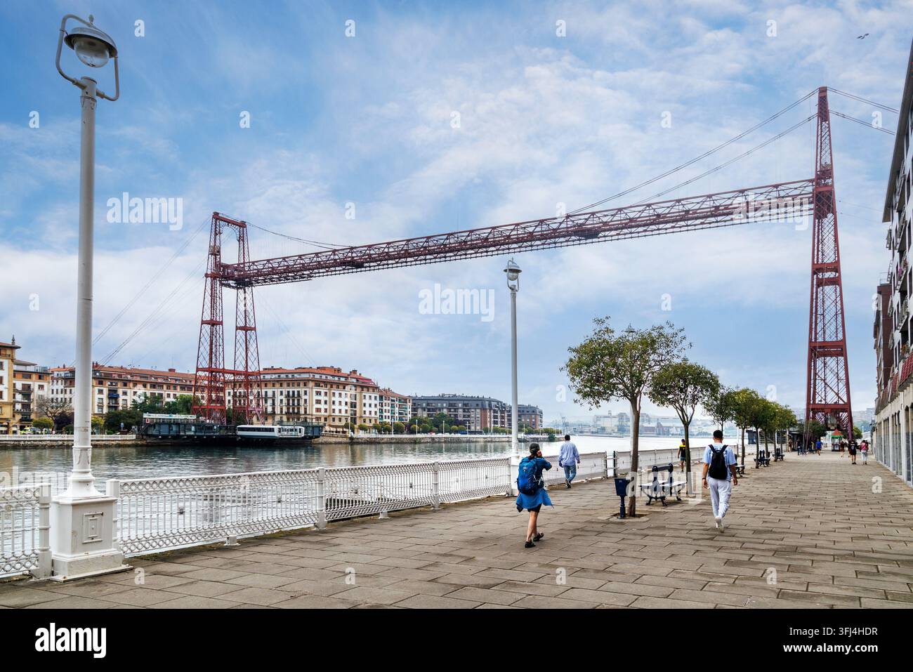 Transporterbrücke, Bilbao, Spanien Stockfoto