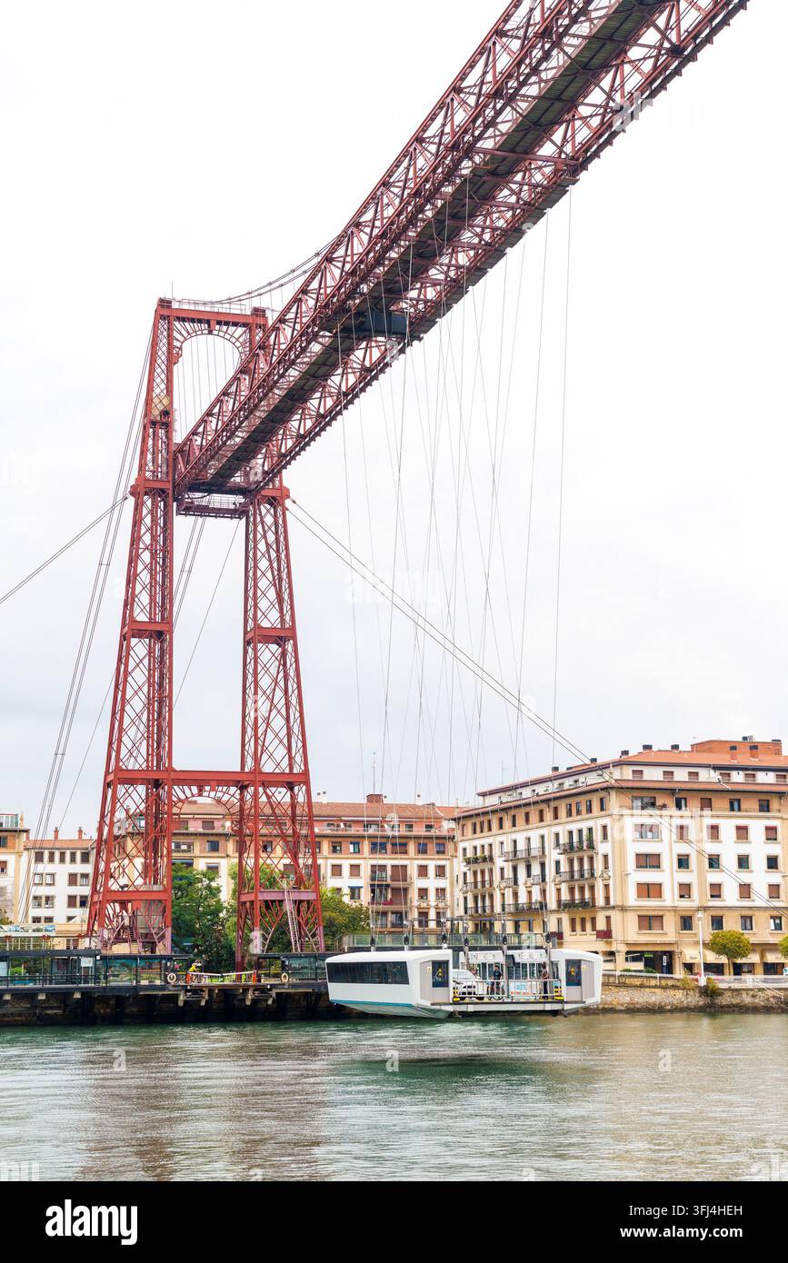 Transporterbrücke, Bilbao, Spanien Stockfoto
