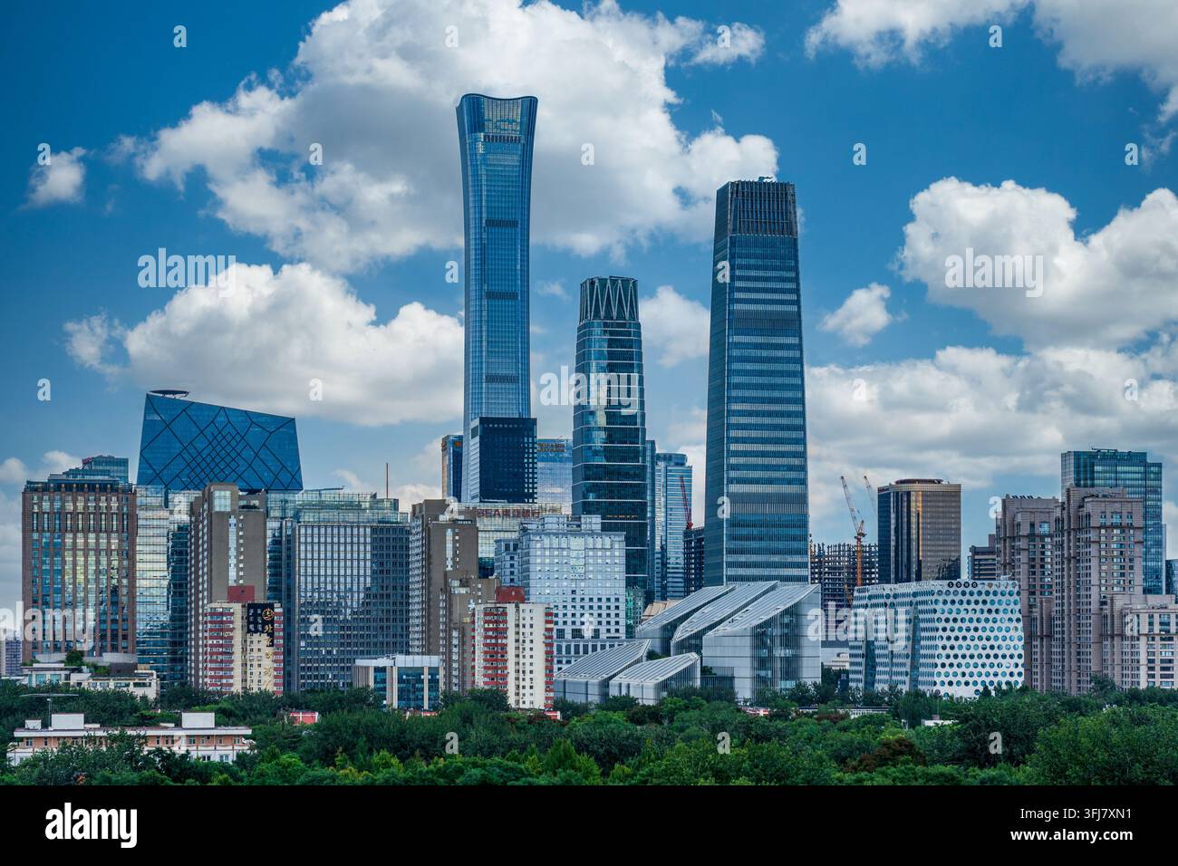 Beijing Skyline: Moderne Architektur prägt eine pulsierende Metropole Stockfoto