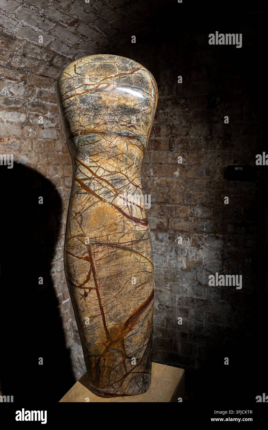 Statue auf der Matter-Skulpturenausstellung Stockfoto