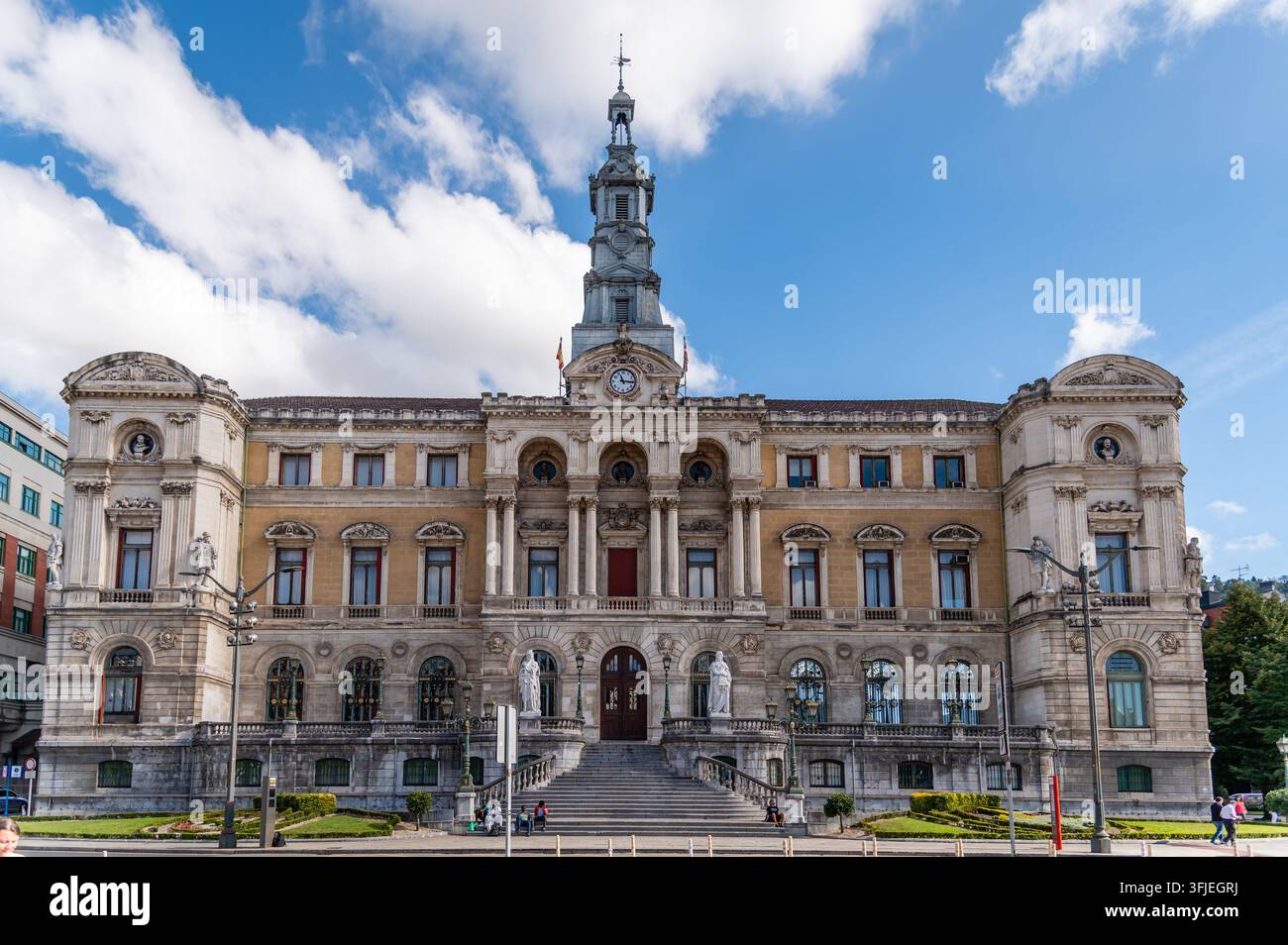 Stadtgemeindehaus Bilbao, Bilbao, Spanien Stockfoto