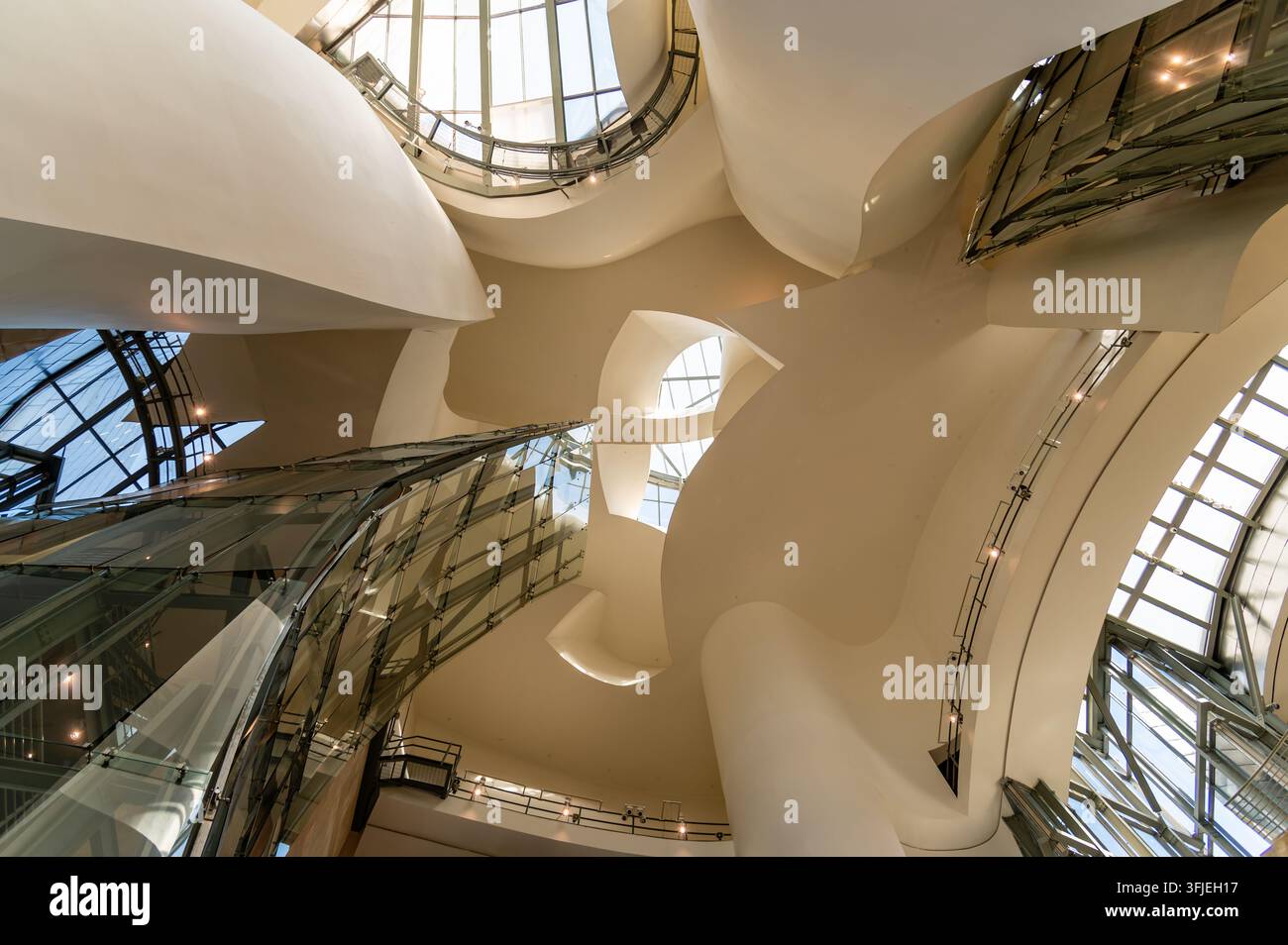 Im Guggenheim-Museum, Bilbao, Spanien Stockfoto