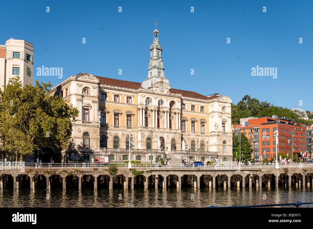 Stadtgemeindehaus Bilbao, Bilbao, Spanien Stockfoto