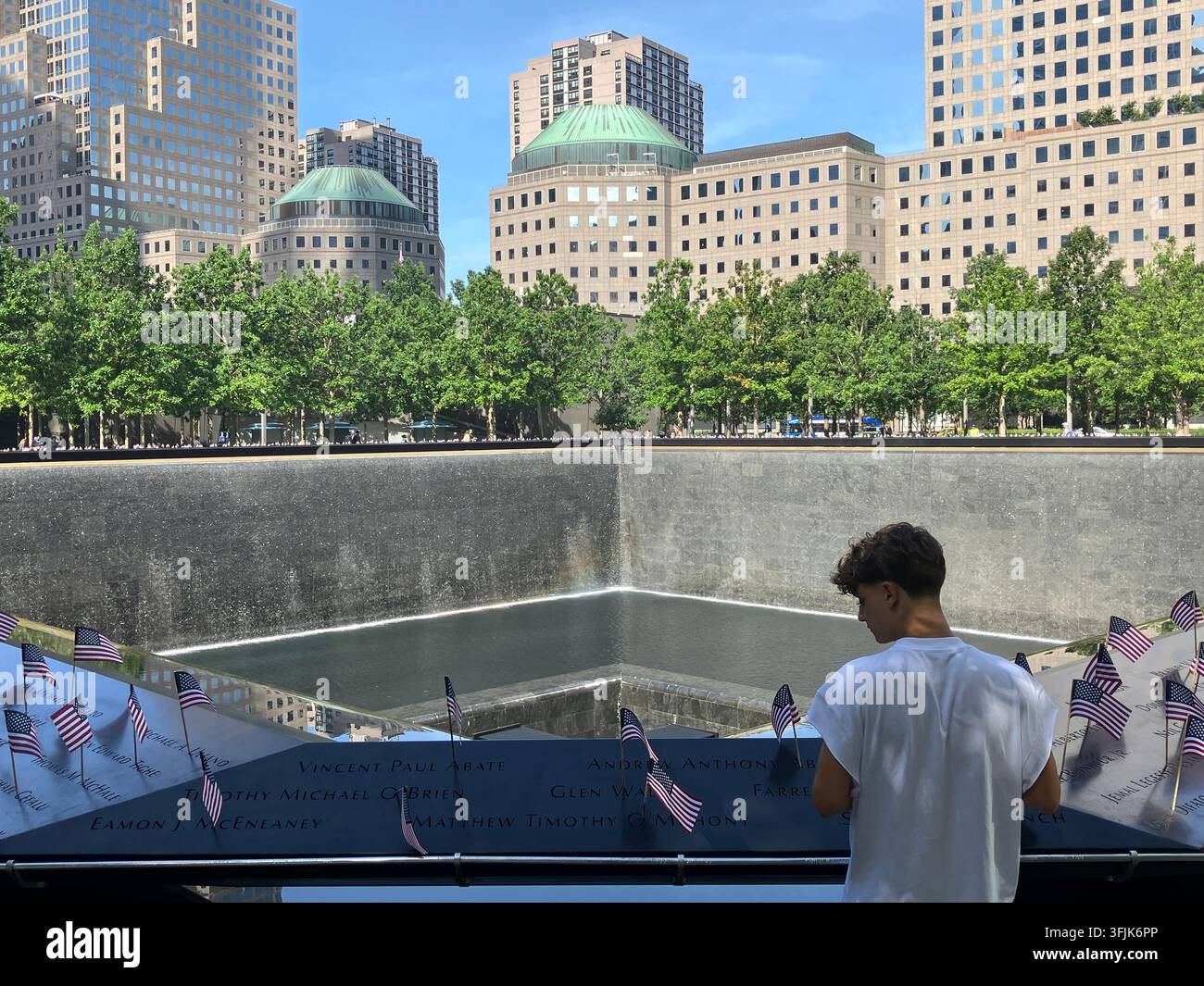 Sommer-Sightseeing-Tour durch die Viertel und Wahrzeichen von New York City. (Foto von Sean Drakes/Alamy) Stockfoto