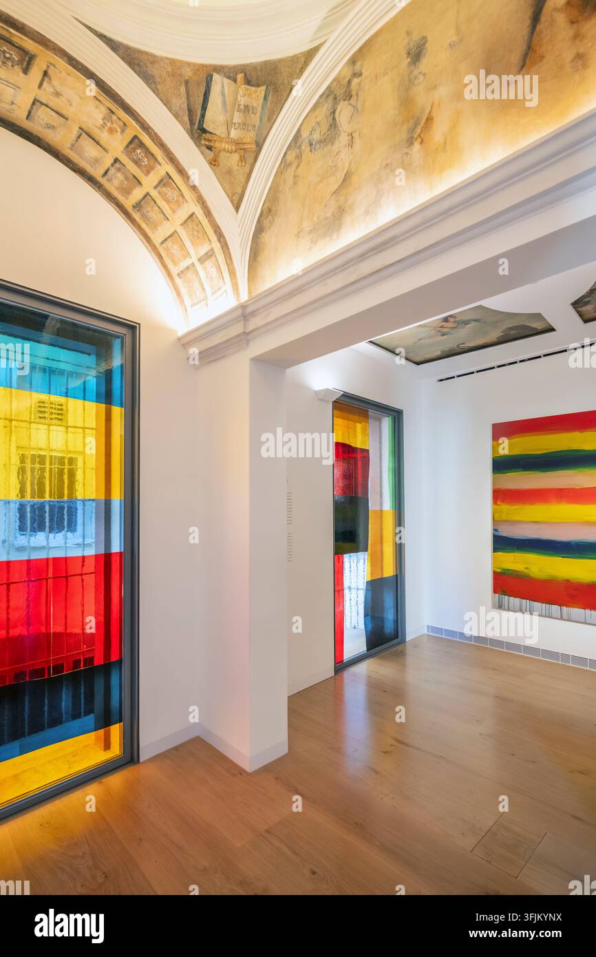 Scully-Kapelle, Kunstzentrum Hortensia Herrero, Valencia, Valencianische Gemeinschaft, Spanien Stockfoto