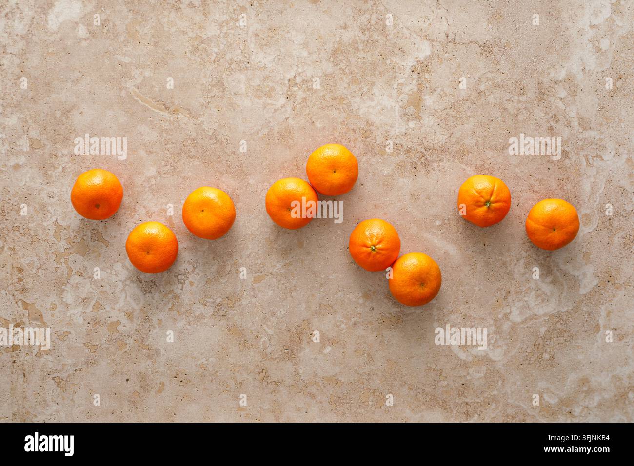 Mandarinen frische Orangen-Zitrusfrüchte Stockfoto