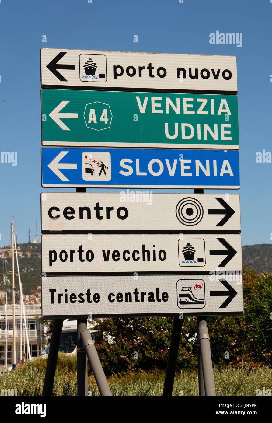 TRIEST ITALIEN Stockfoto