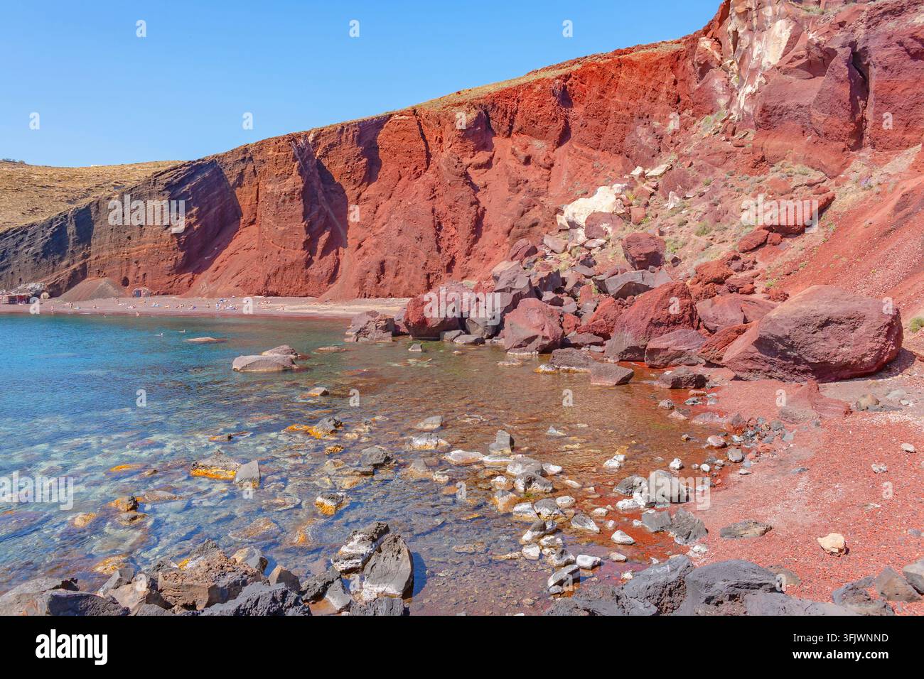 Red Beach, Chania, Kreta, Griechenland Stockfoto