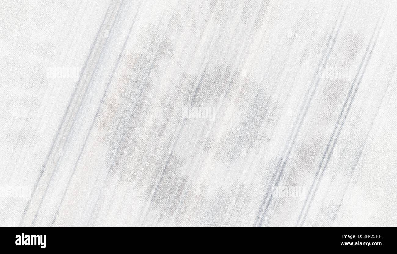 Ein minimalistischer abstrakter Hintergrund mit weichen, texturierten grauen Diagonallinien, die einen sauberen, modernen und subtilen visuellen Effekt erzeugen. Stockfoto
