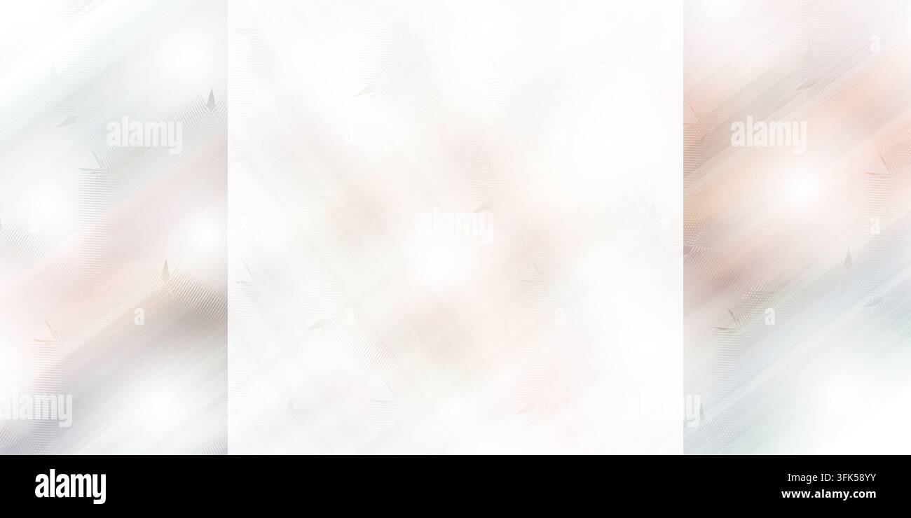 Reiner abstrakter Hintergrund mit weichen neutralen Tönen, zarten Lichteffekten und einem subtilen Texturmuster. Stockfoto