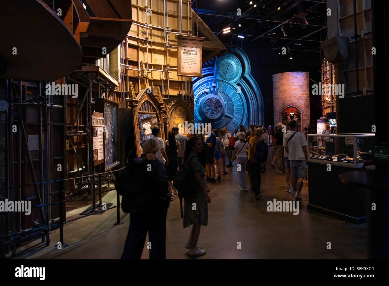 England, London, Leavesden: Warner Bros. Studio Tour. Die Entstehung von Harry Potter. Rundgang durch die Sets, die für die Dreharbeiten der acht Filme der Harry-Potter-Reihe verwendet wurden Stockfoto