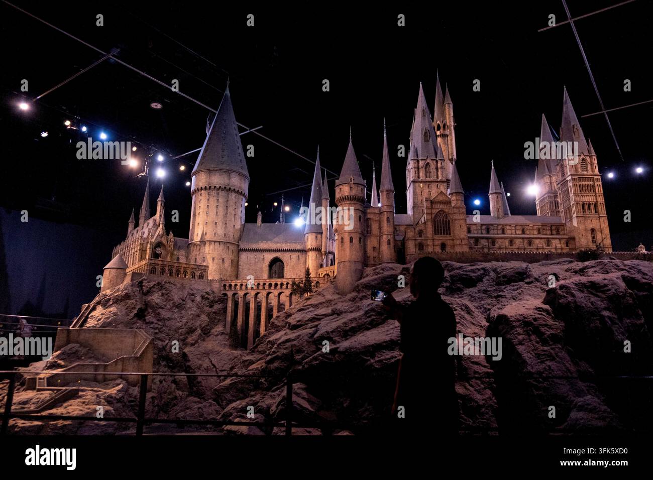 England, London, Leavesden: Warner Bros. Studio Tour. Die Entstehung von Harry Potter. Rundgang durch die Sets, die für die Dreharbeiten der acht Filme der Harry-Potter-Reihe verwendet wurden Stockfoto