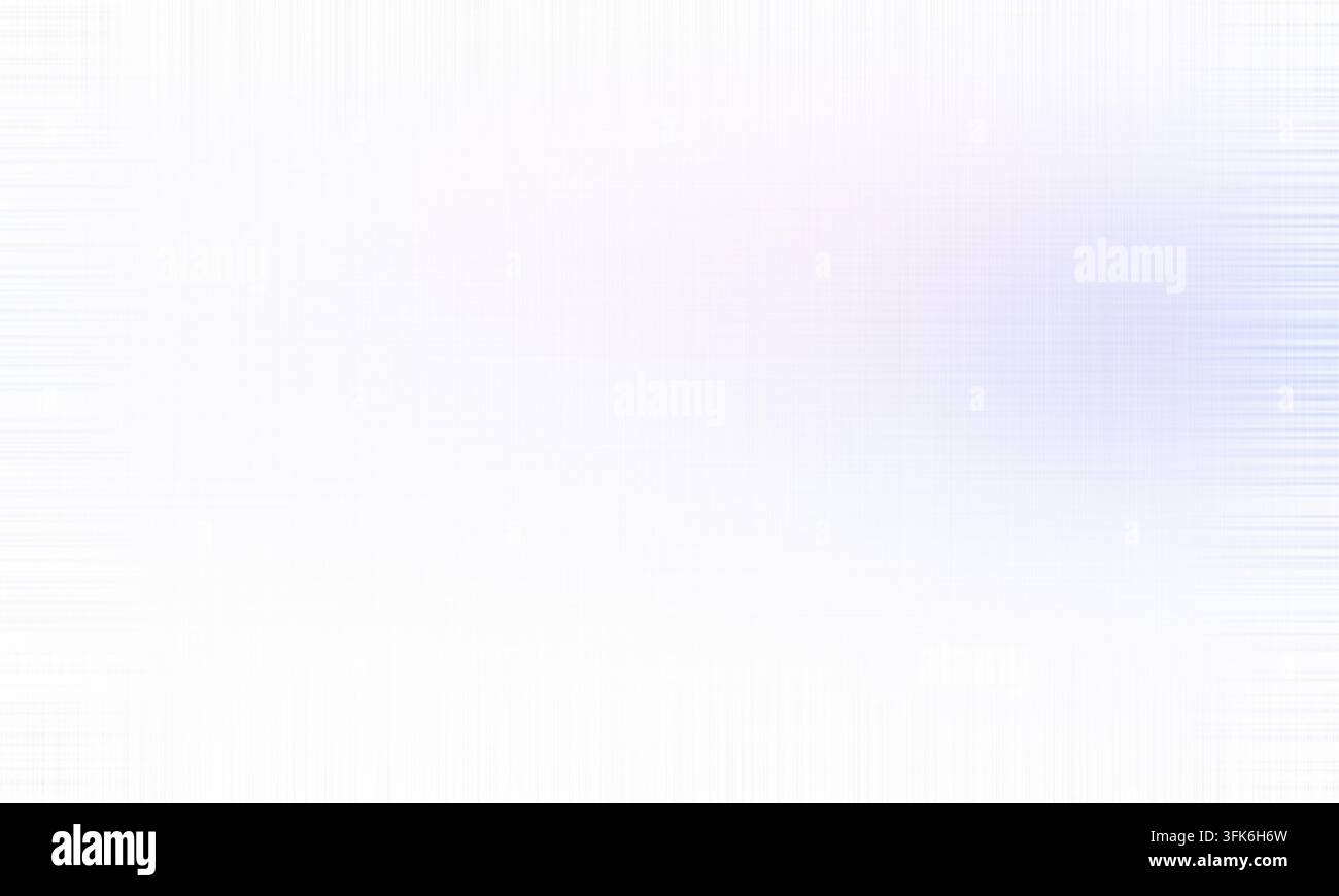 Reiner weißer strukturierter Hintergrund mit einem subtilen weichen blauen Schimmer auf der rechten Seite. Stockfoto