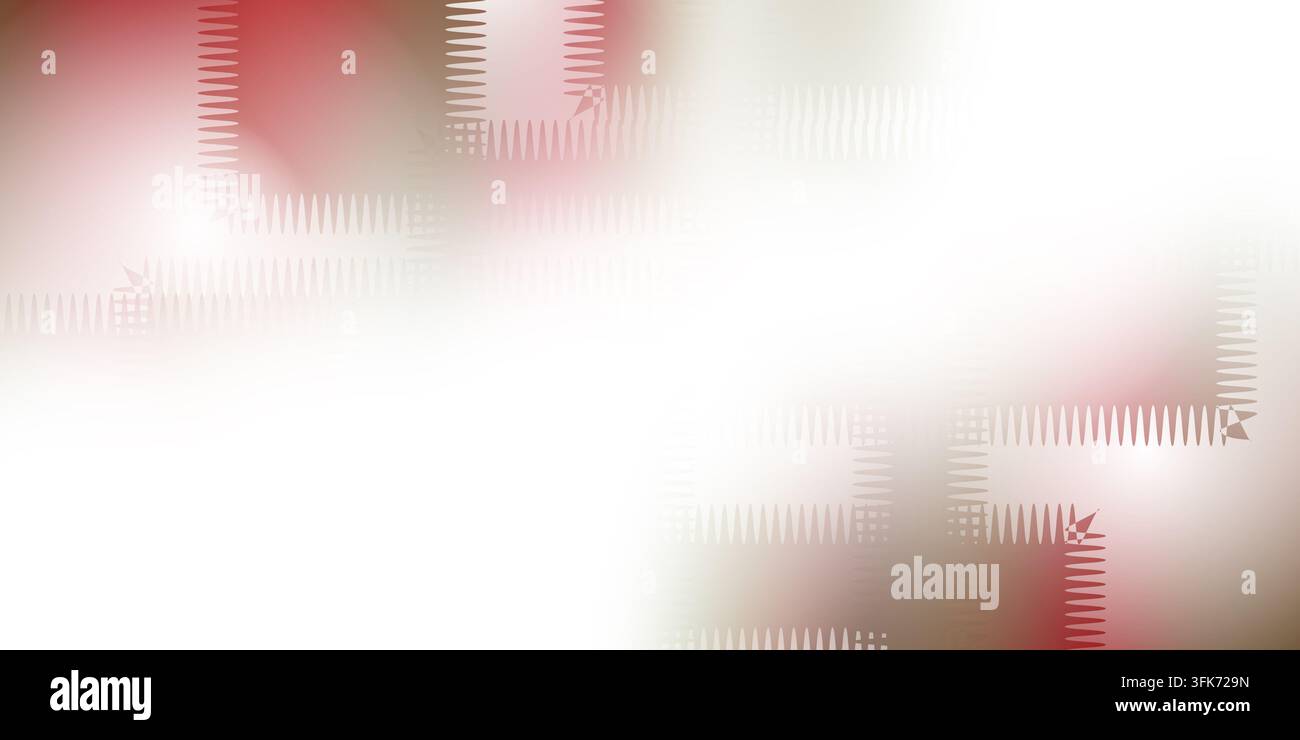 Abstrakter Hintergrund mit geometrischen rechteckigen Formen und sanften Farbverläufen in Rot- und Beigetönen Stockfoto