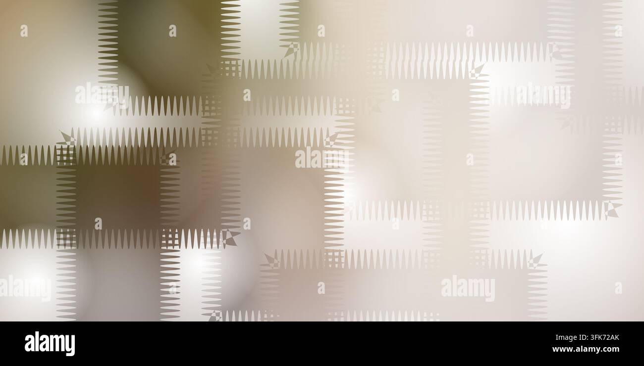 Abstrakter Hintergrund mit geometrischen rechteckigen Formen und sanften Farbverläufen in gedämpften Erdtönen Stockfoto