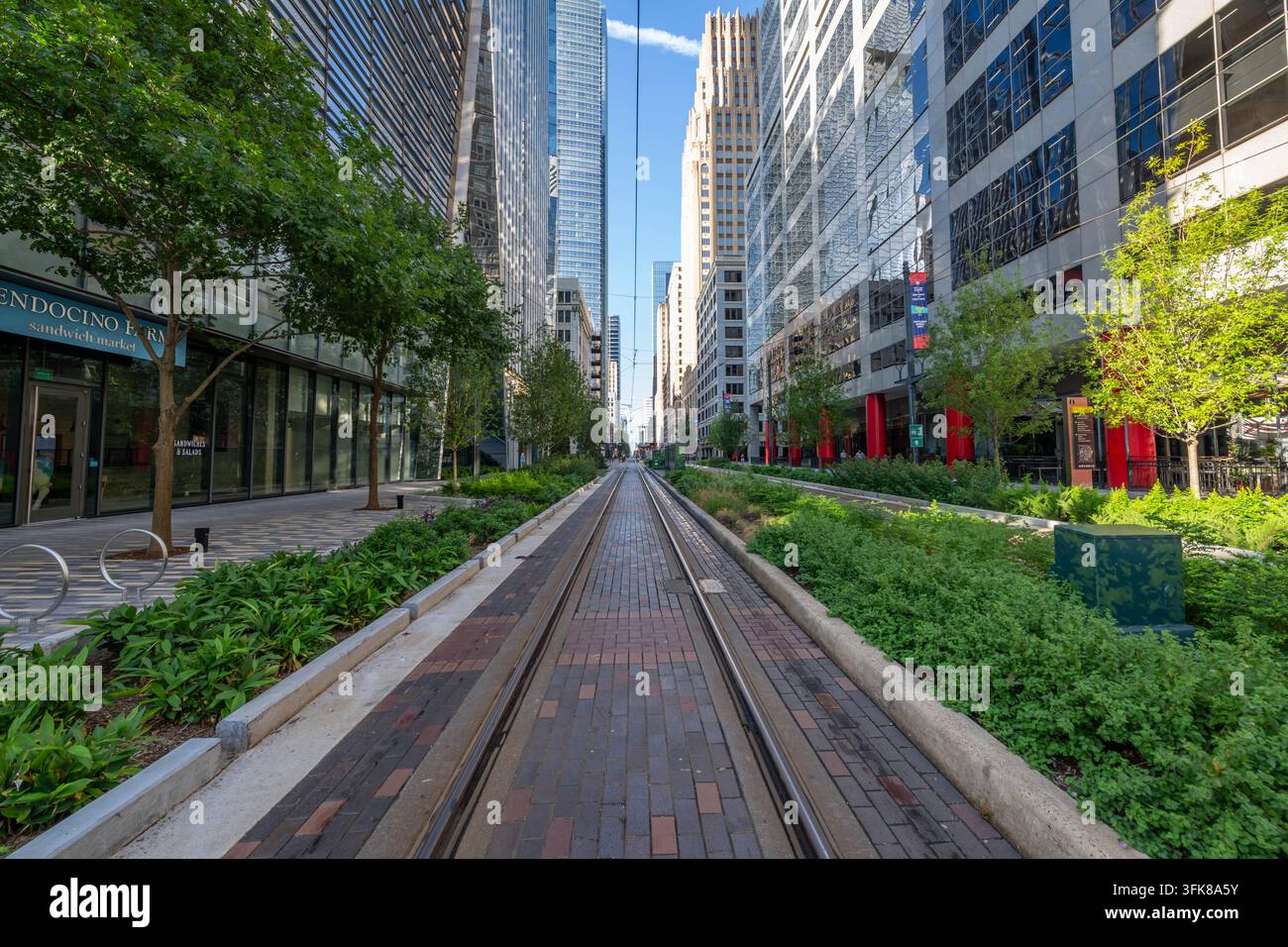 Main Street in Houston, Texas Stockfoto