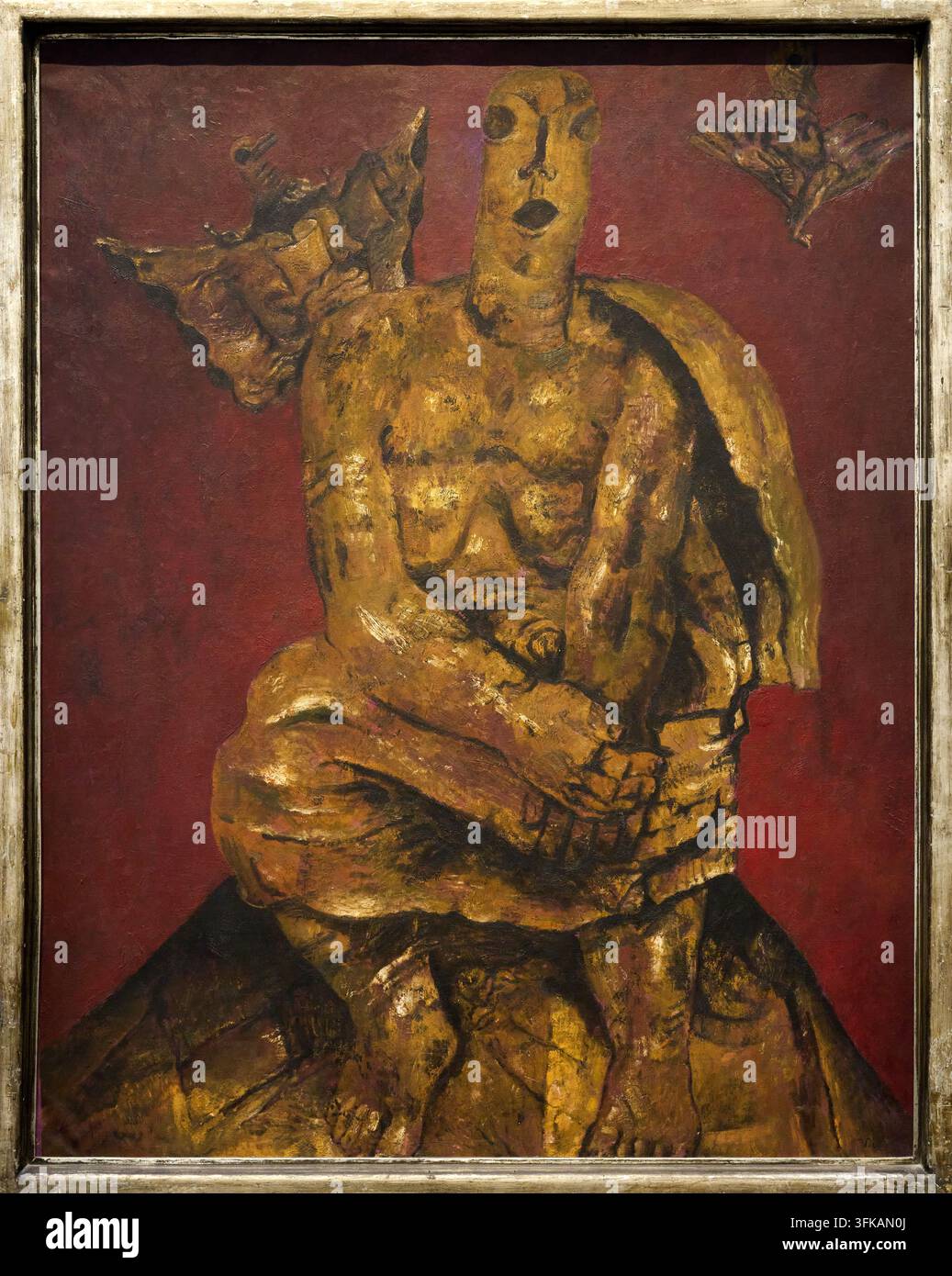 Die singende Statue, 1928, Frits Van den Berghe (Gent 1883-1939), MSK, Museum für Schöne Künste, Museum für Schöne Künste Gent, Belgien Stockfoto