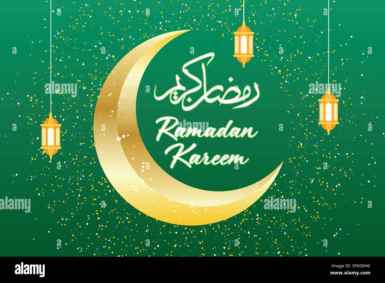 Ramadan Kareem Hintergrund-Banner Stock Vektor