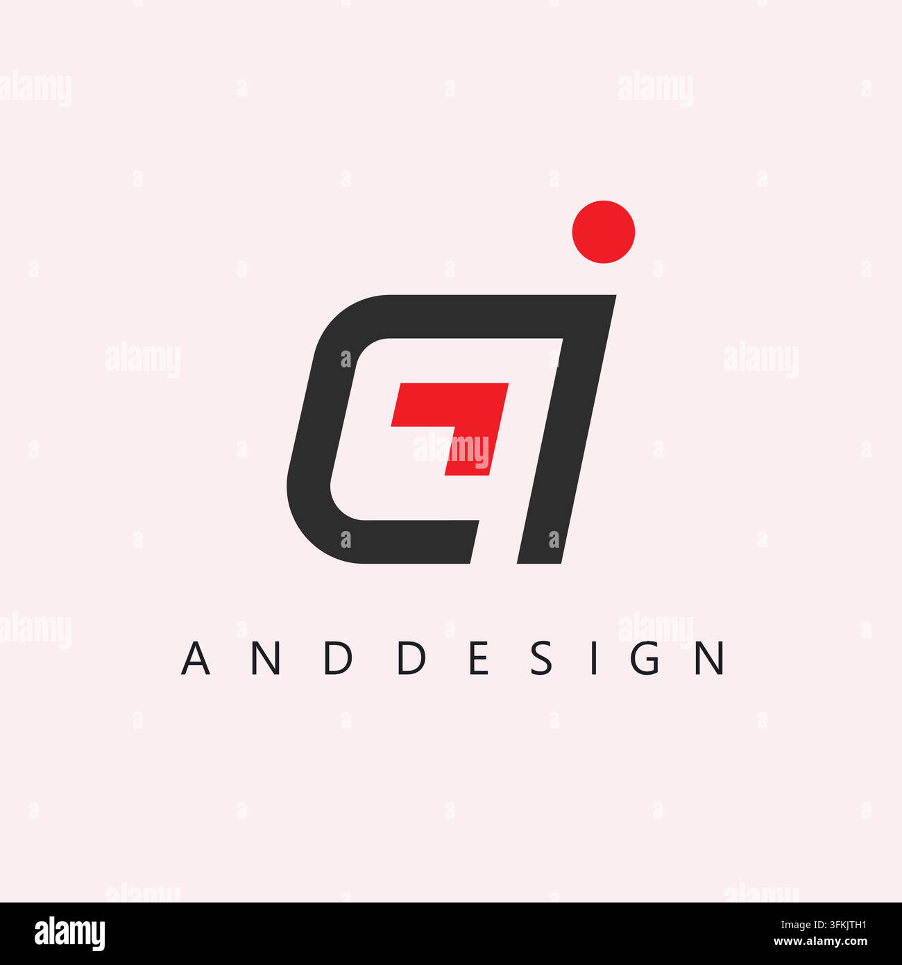 abstraktes GI-Brieftaschen-Symbol-Vektor-Konzept-Design-Vorlage Web Stock Vektor