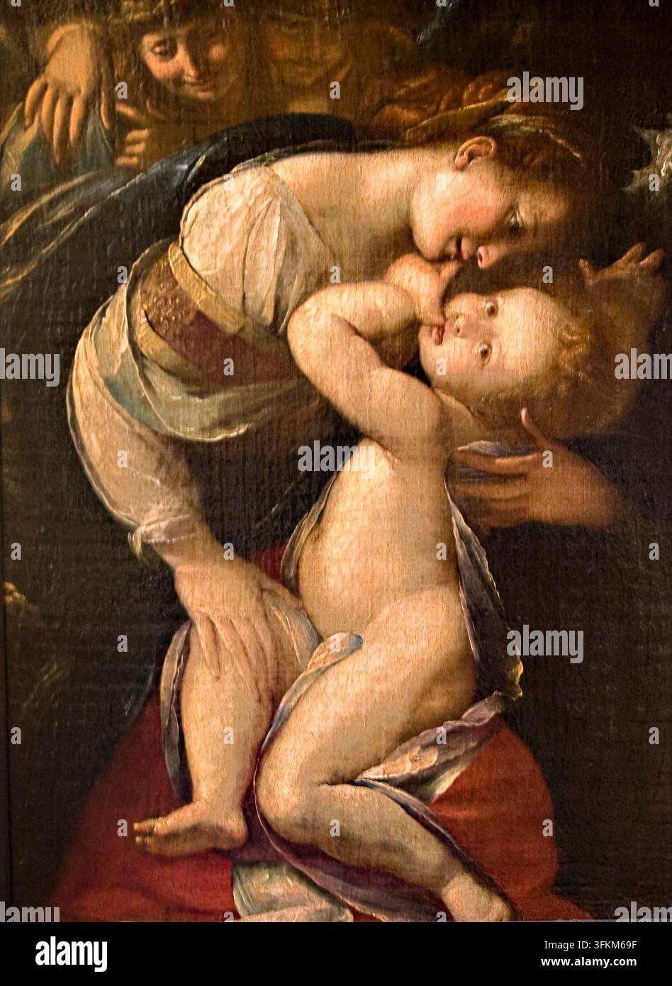 Madonna mit Kind. Stockfoto