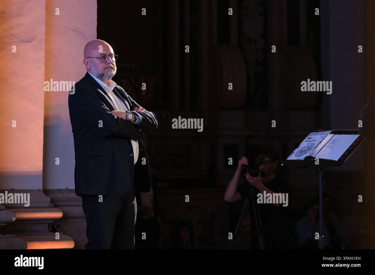 DIG Festival 2026, 'Bella Ciao'-Ausgabe — Festival für investigativen Journalismus in Modena, Italien (23.–27. September 2026), gewidmet der Meinungsfreiheit Stockfoto