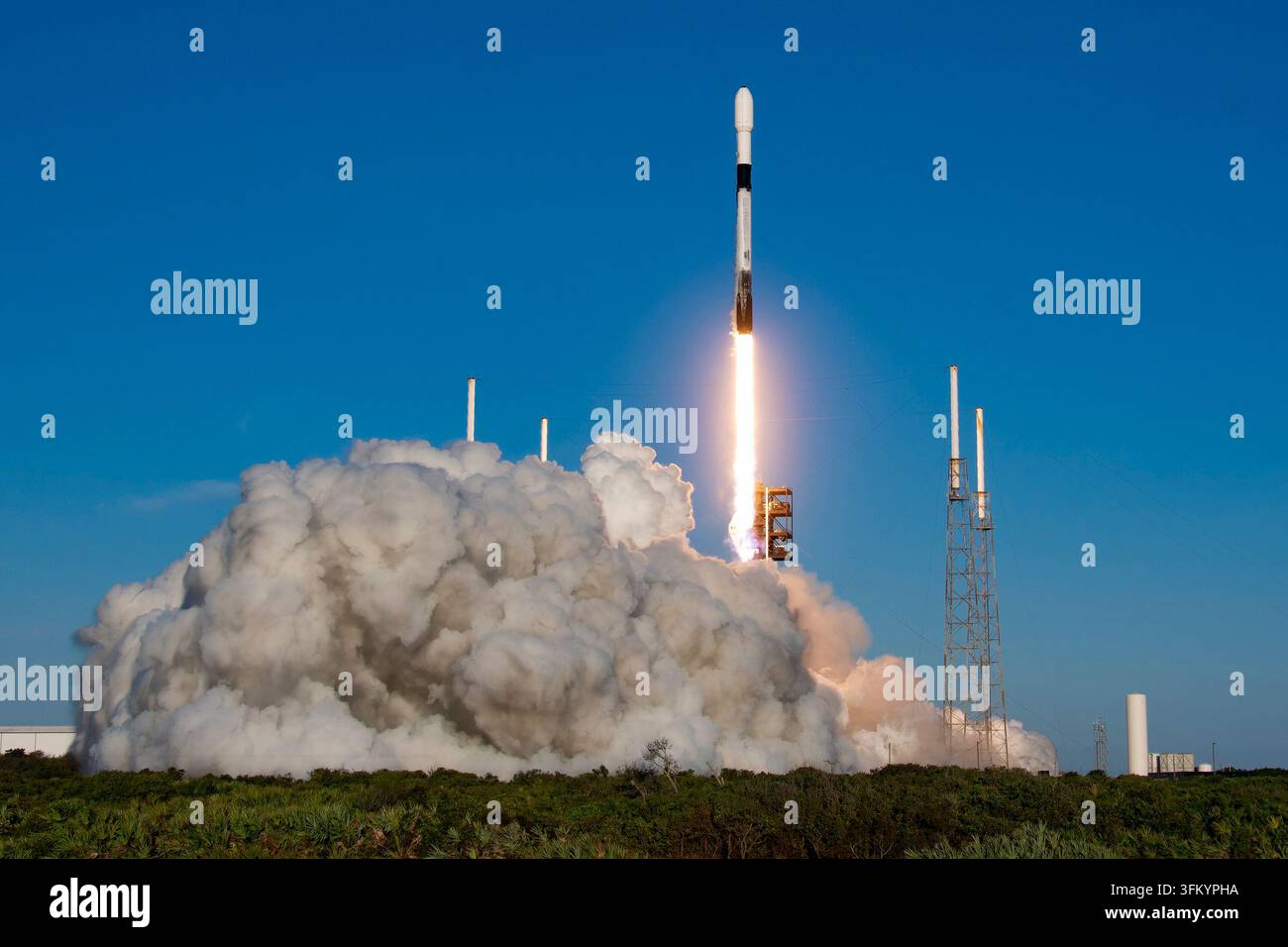 NG-24 Start, Cape Canaveral, Florida, 11. April 2026 Stockfoto