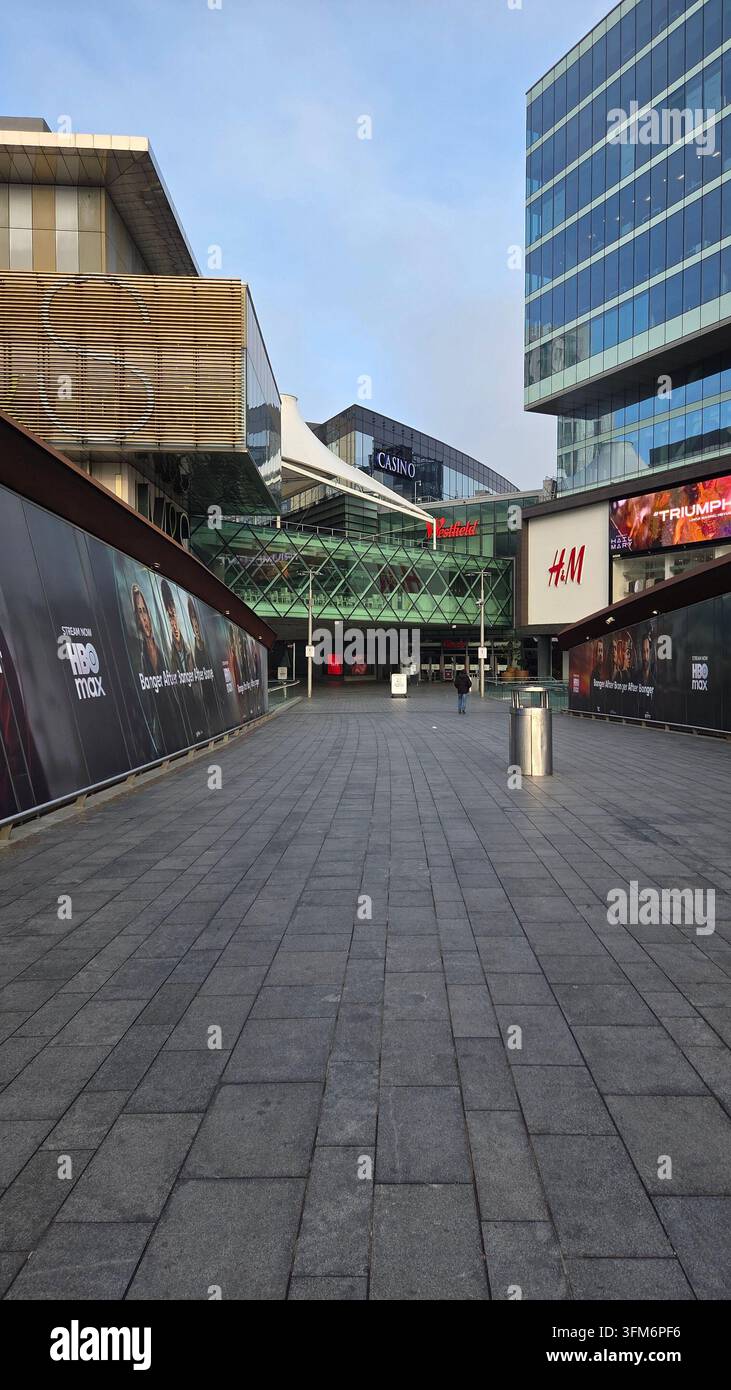 Stratford Centre London - Smartphone-aufgenommenes Stockfoto