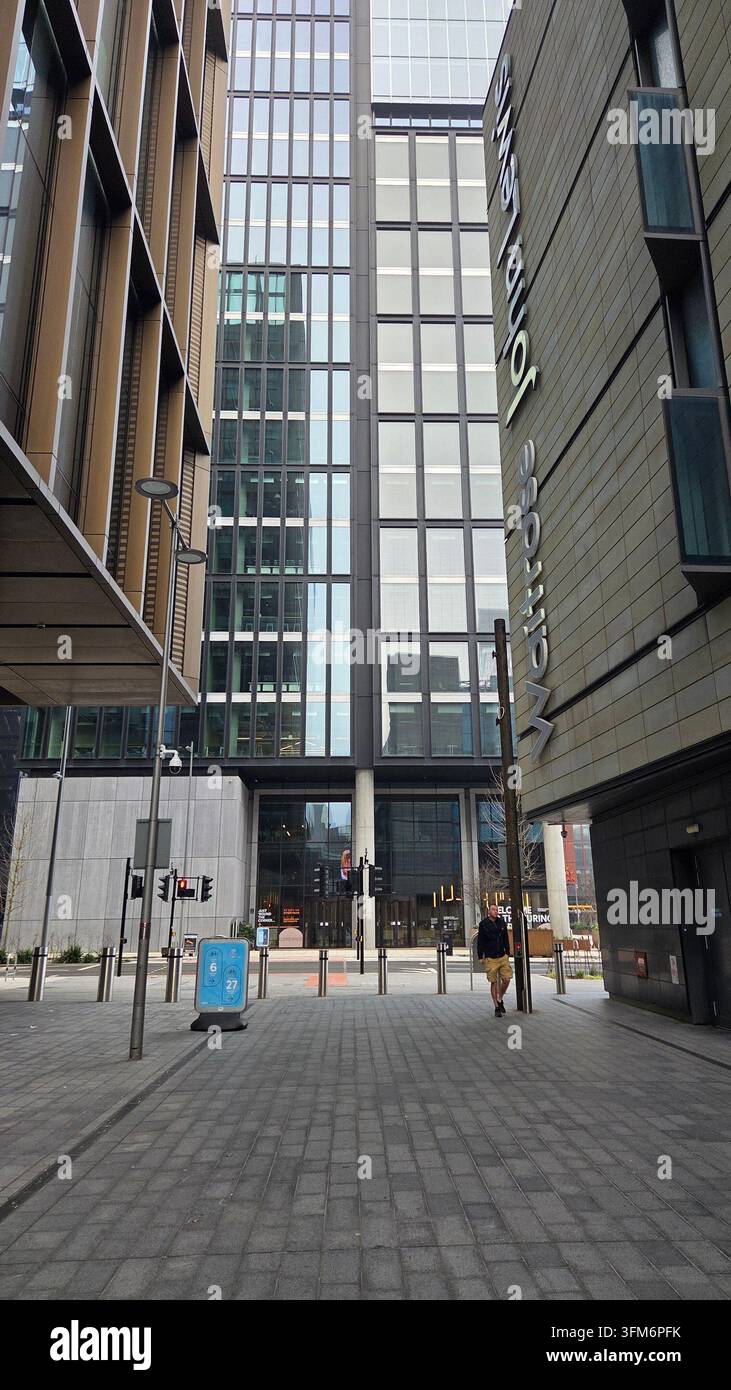 Stratford Centre London - Smartphone-aufgenommenes Stockfoto