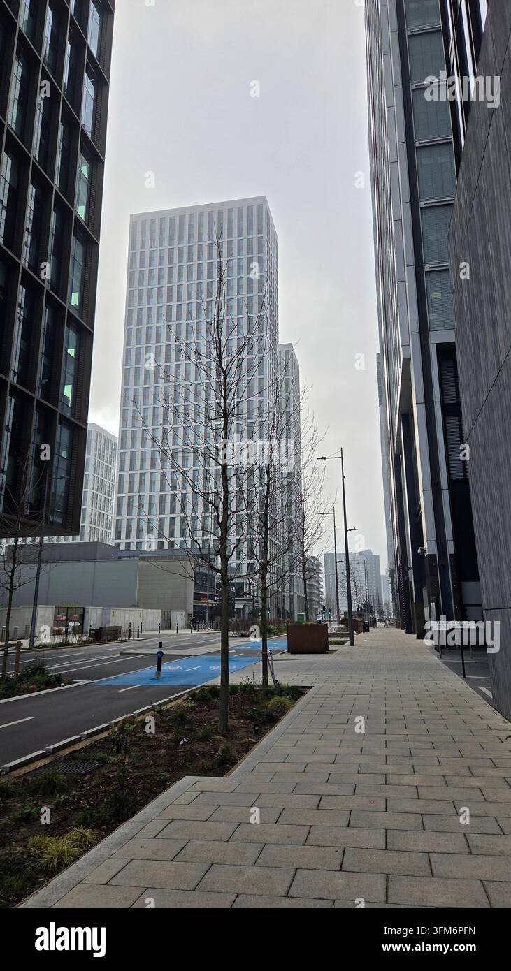 Bürogebäude, London - Smartphone-aufgenommenes Stockfoto