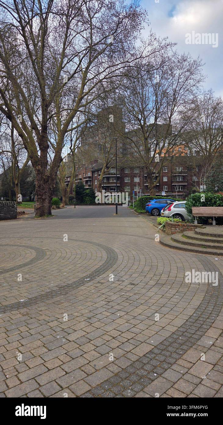 Champion Square Bristol - Smartphone-aufgenommenes Stockfoto