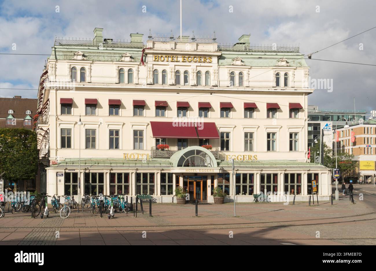 Hotel Eggers im Zentrum von Göteborg, Schweden Stockfoto