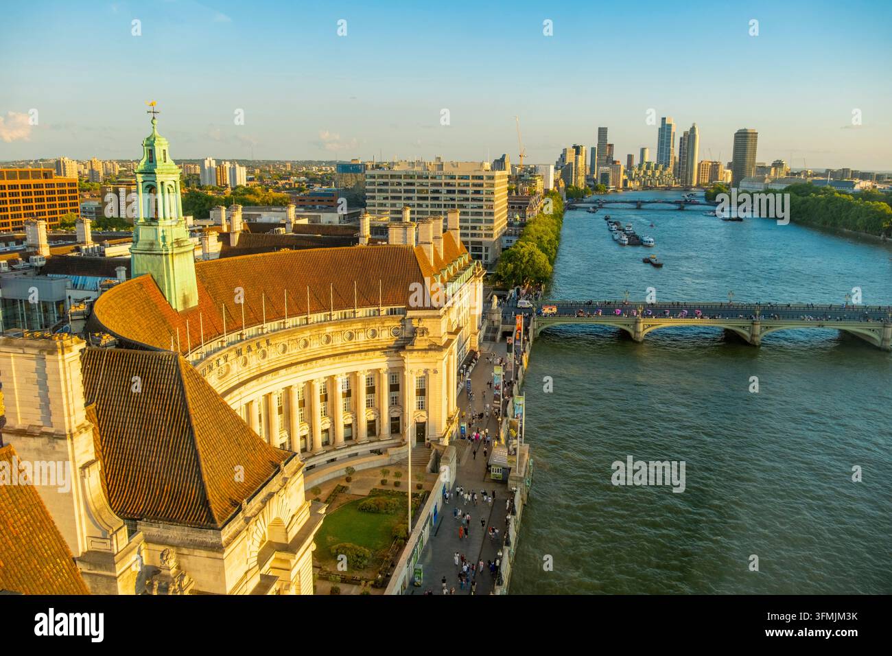 Vereinigtes Königreich, London, das alte Rathaus (County Hall) Stockfoto