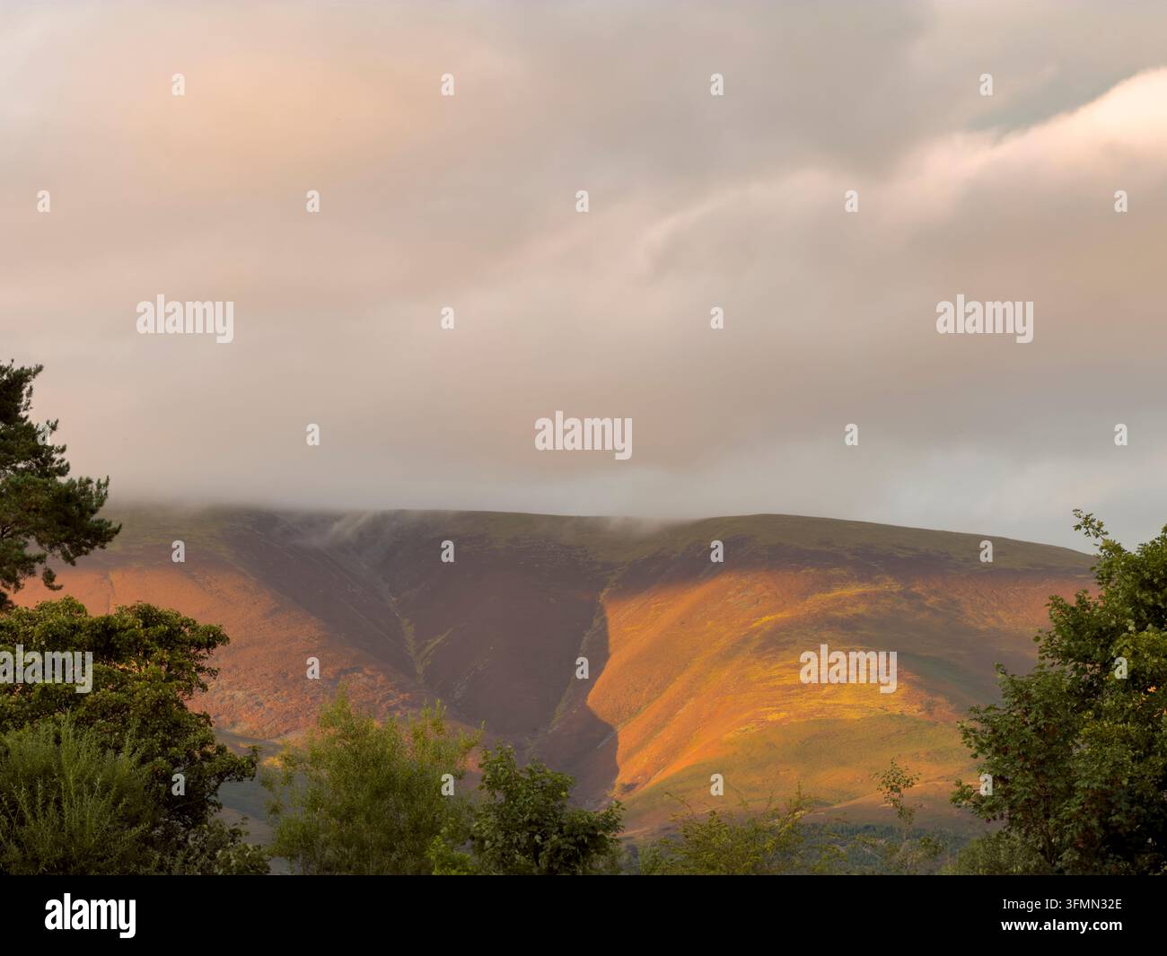 Skiddaw von Keswick, Cumbria, UK Stockfoto