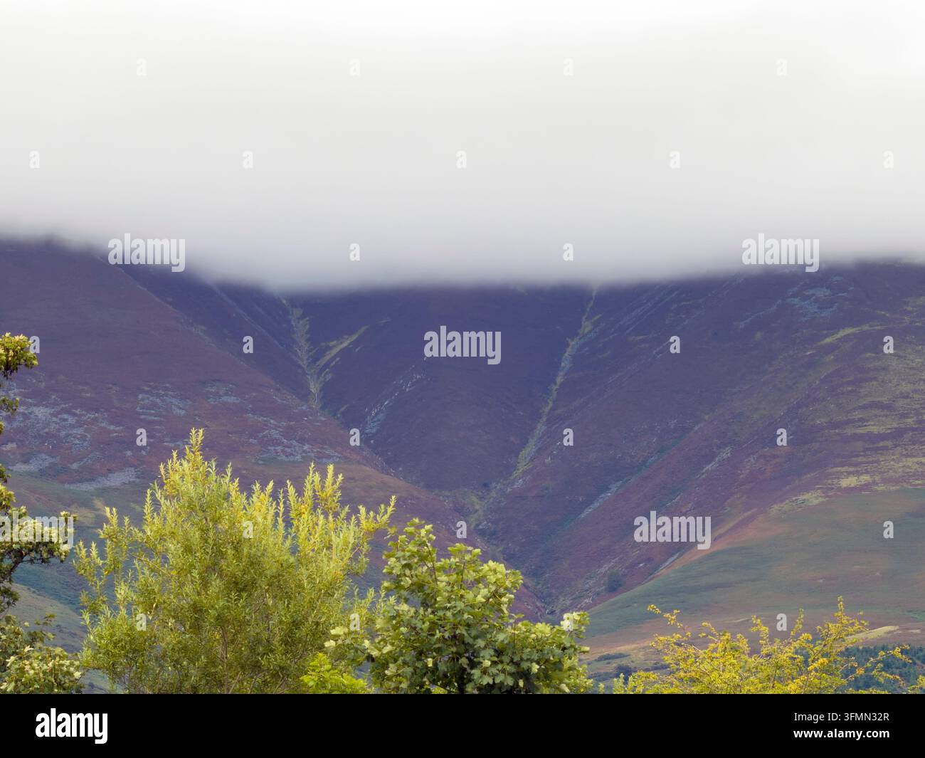 Skiddaw von Keswick, Cumbria, UK Stockfoto