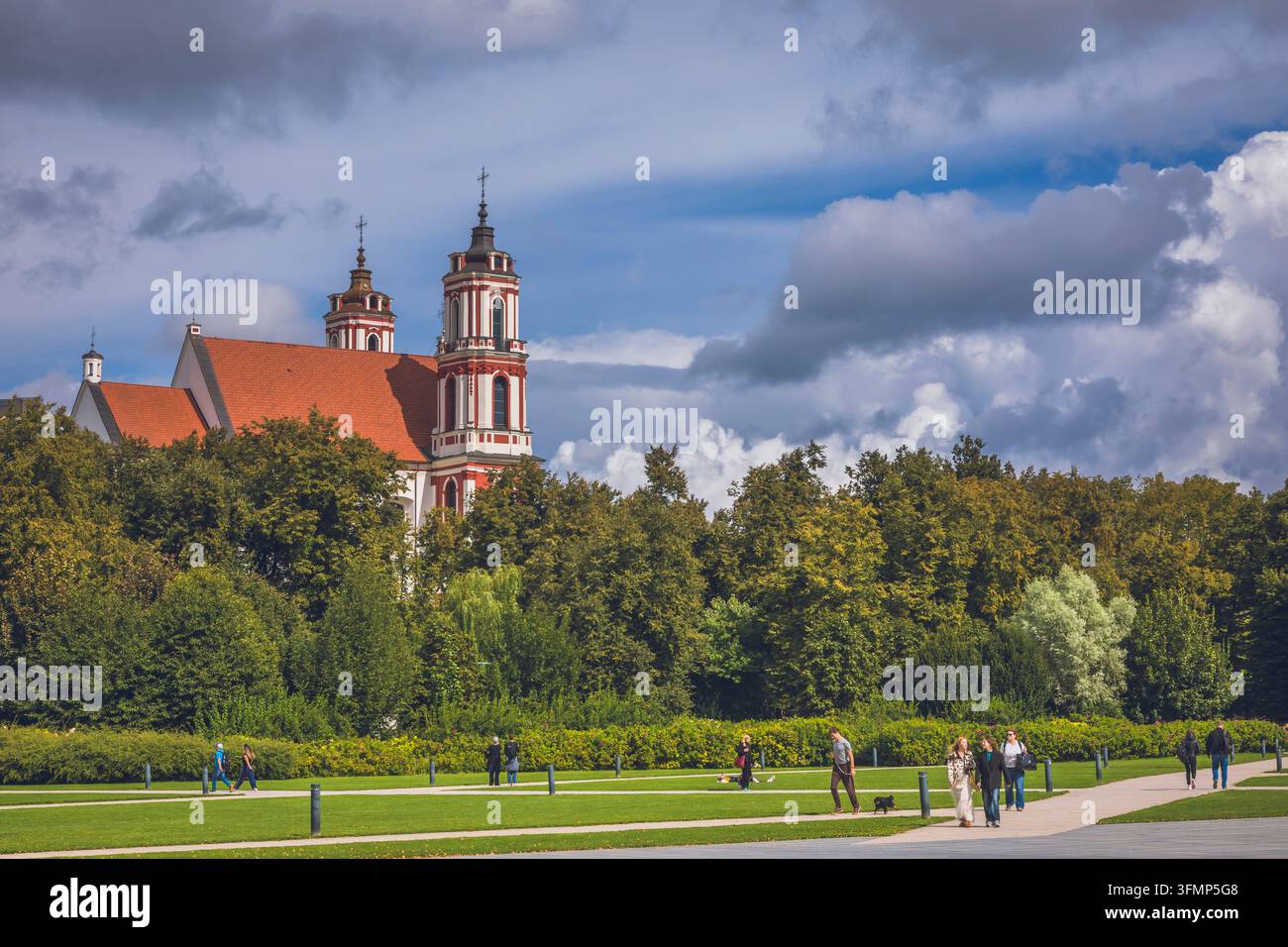 Litauen, Vilnius, Kirche St. Jakob und St. Philipp in Vilnius Stockfoto