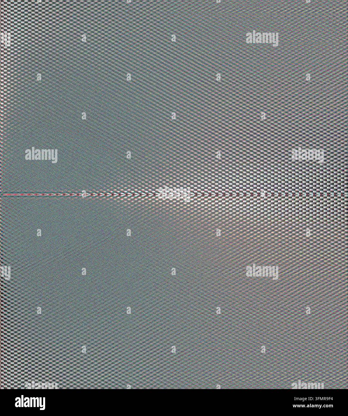 abstrakte Grafik mit einer feinen, punktdichten, fast textilartigen Textur, die an ein dichtes Raster, ein Gewebe oder eine Pixelmatrix erinnert; abstrakte Grafik Stockfoto