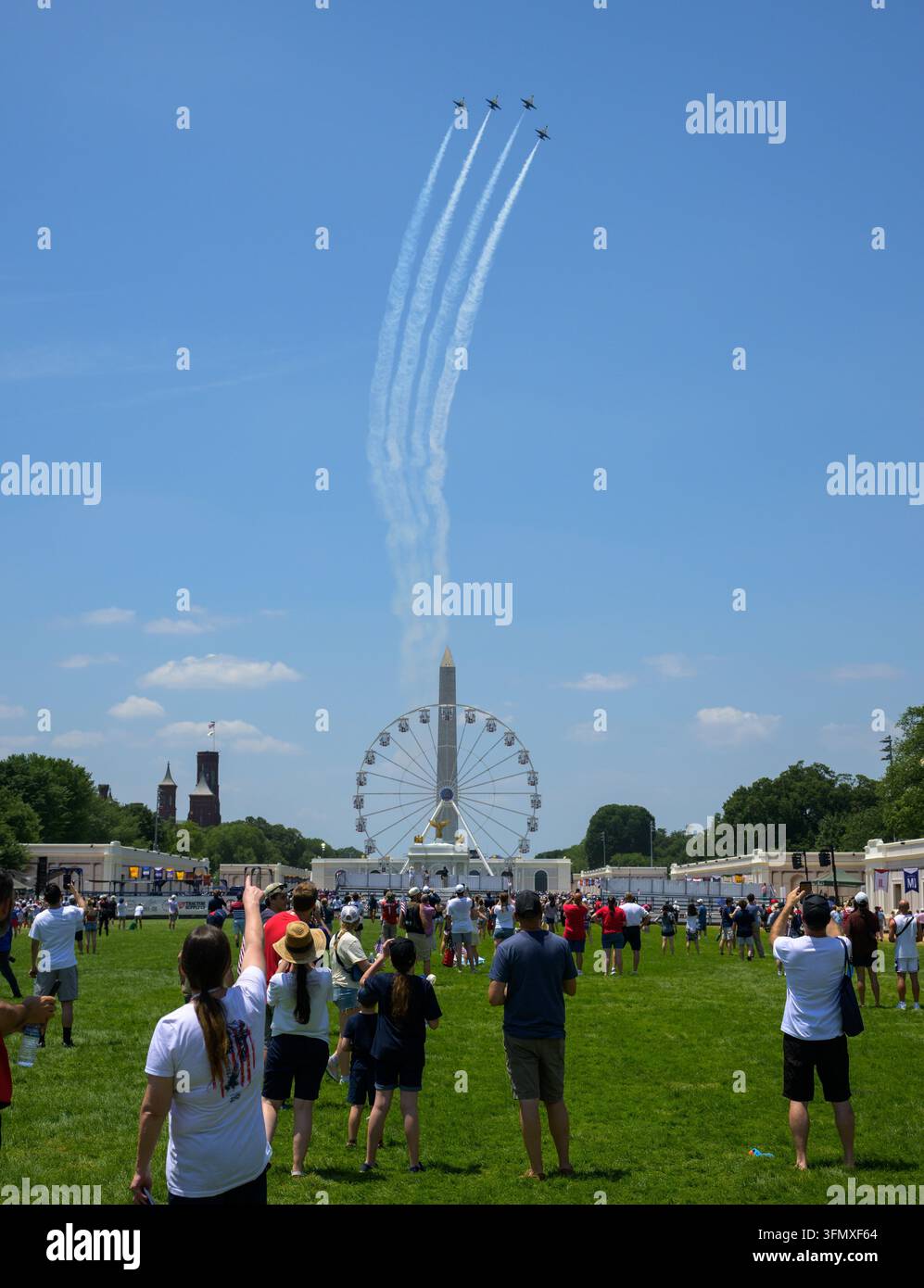 NASA auf der Großen Amerikanischen Staatsmesse, 4. Juli 2026 Stockfoto