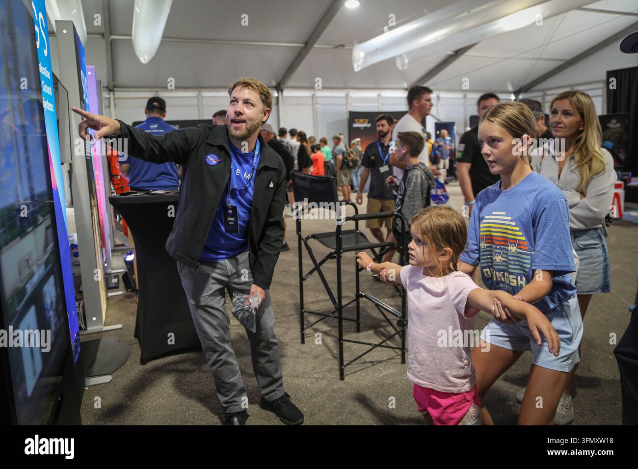 NASA bei AirVenture 2026 Stockfoto