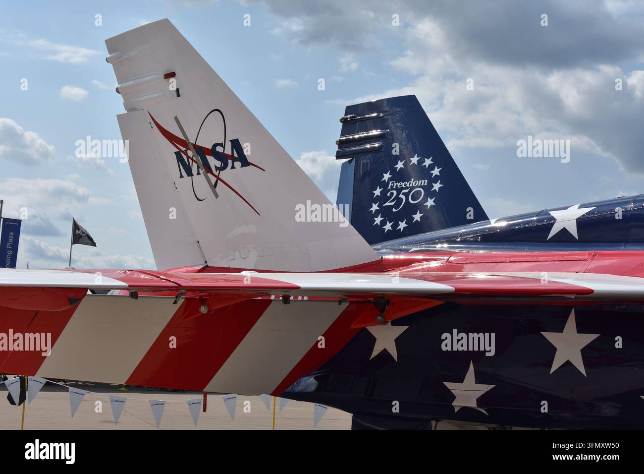 NASA bei AirVenture 2026 Stockfoto