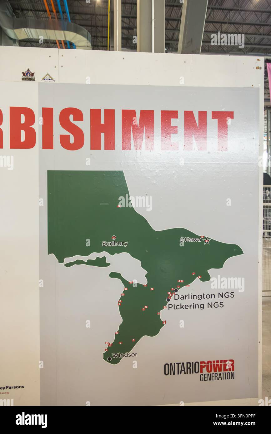 Detaillierte Karte von Kanada, die alle Provinzen und Territorien zeigt, ideal für pädagogische, geografische und geschäftliche Präsentationen. Die Karte ist relevant Stockfoto