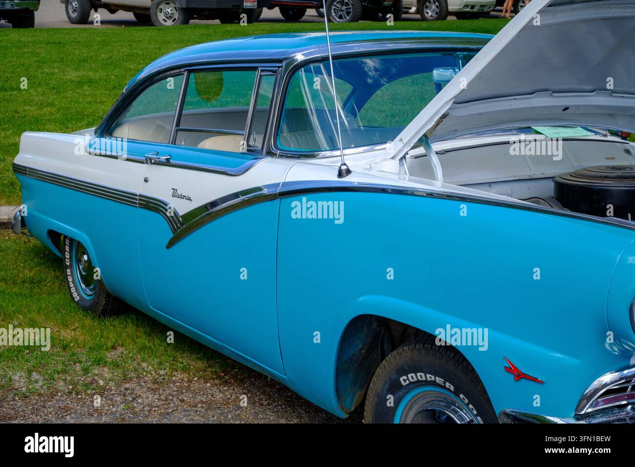 Autoshow in Challis, Idaho USA Stockfoto