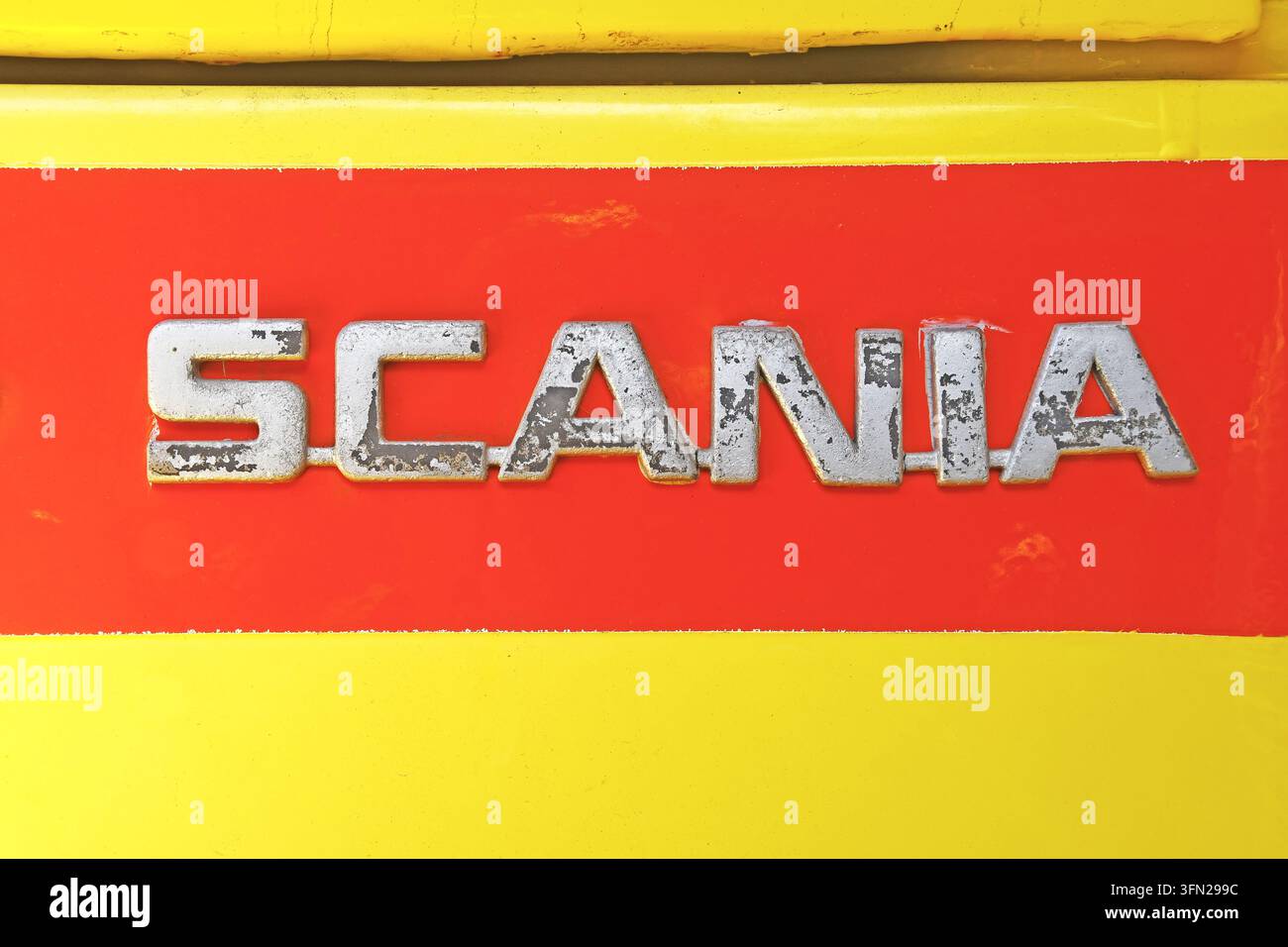 Scania-Logo - alt Stockfoto