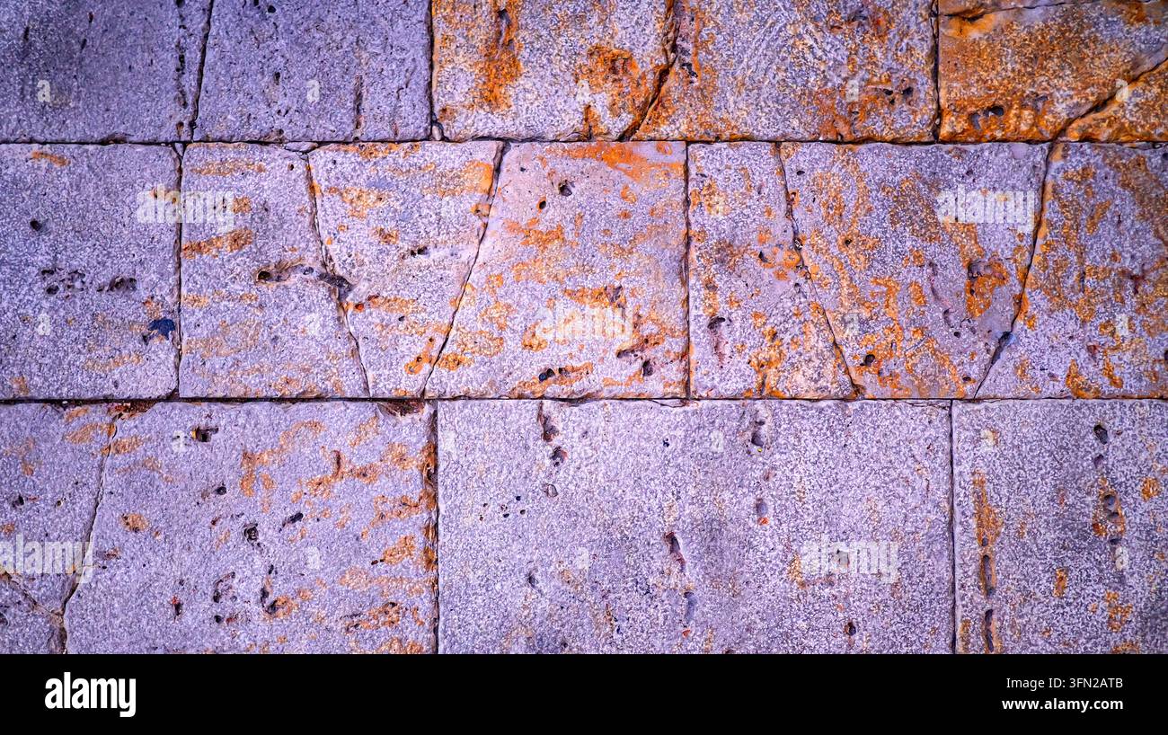 Strukturiertes Hintergrunddesign Mit Natursteinwand Stockfoto