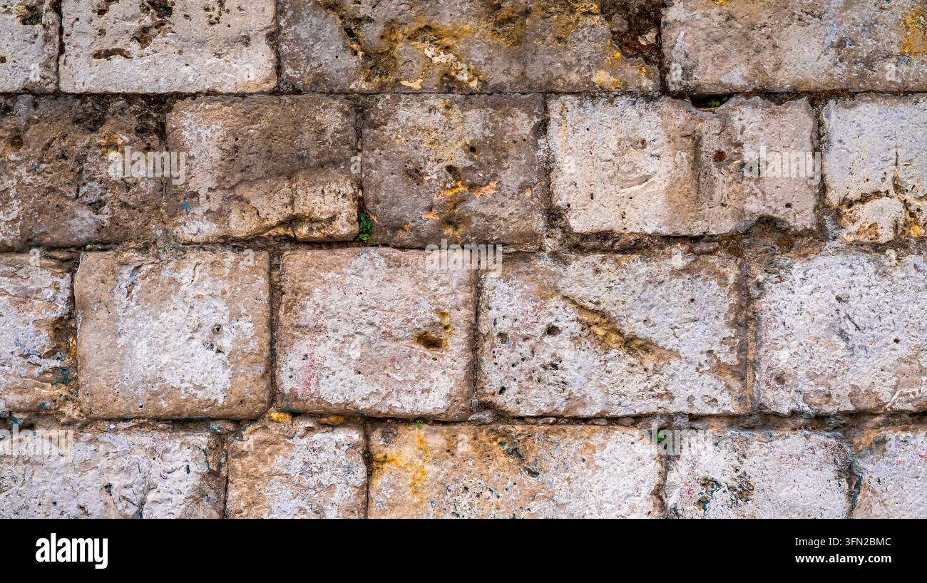 Strukturiertes Hintergrunddesign Mit Natursteinwand Stockfoto