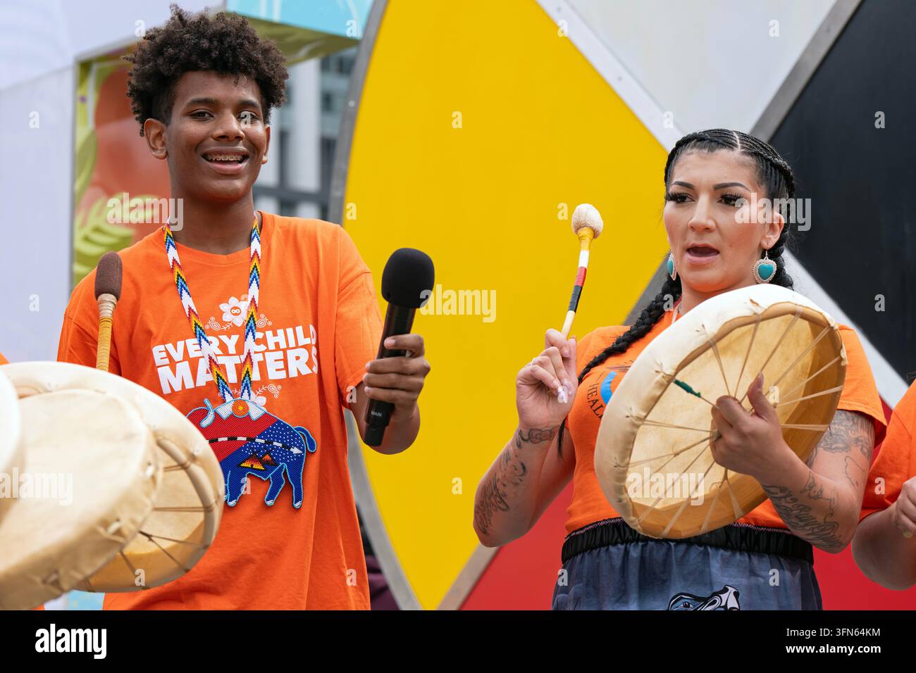 Ureinwohner Kanada Stockfoto