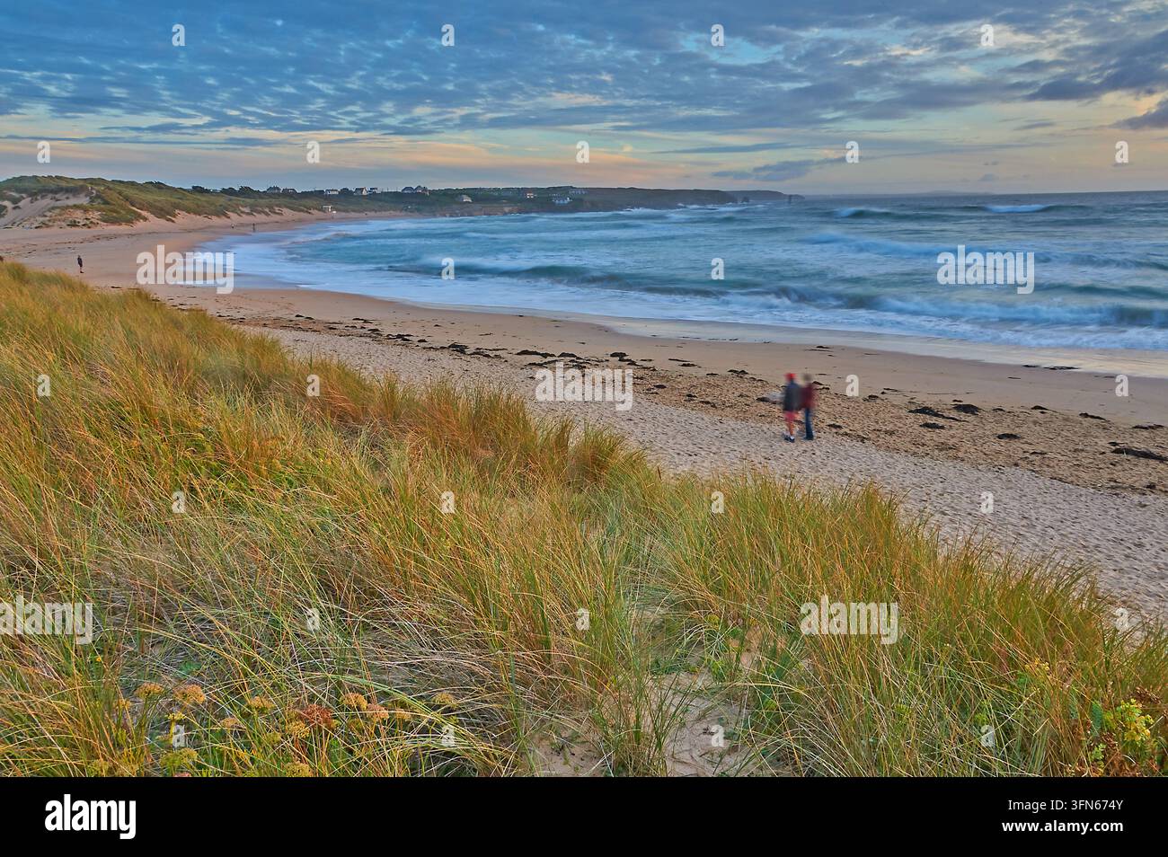 Constantine Bay an der Atlantikküste von Nord-Cornwall Stockfoto