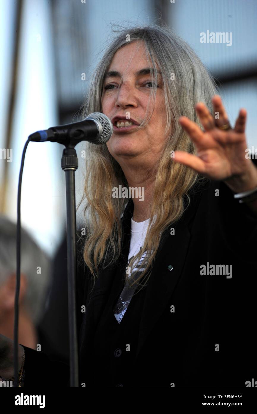 CHICAGO, ILLINOIS - 14. SEPTEMBER 2014: Patti Smith tritt am Tag 3 von Riotfst in Chicago, Illinois, am 14. September 2014 auf.© Gene Ambo Stockfoto